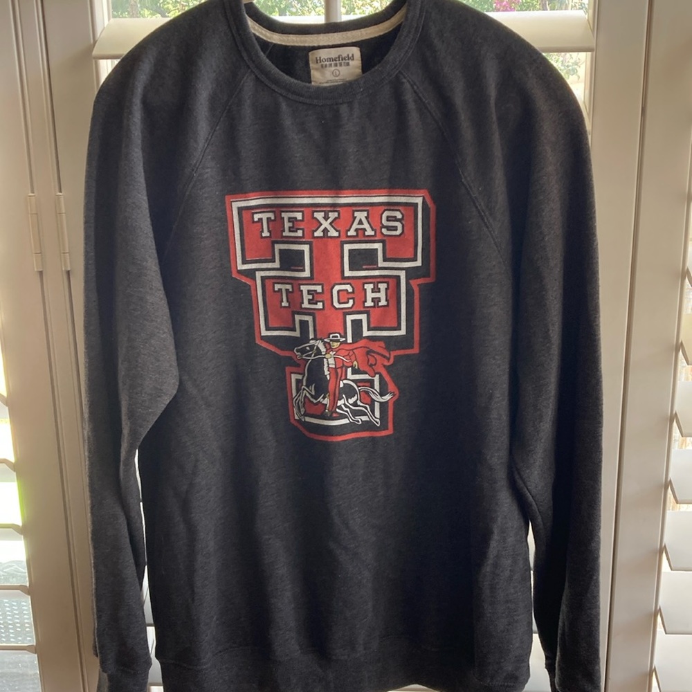 Texas Tech sweatshirt. Super soft. Large. Homefield brand.